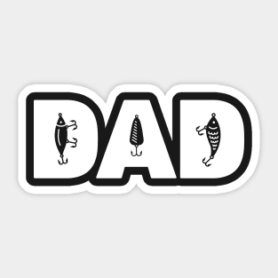 Bass Fishing Dad Sticker